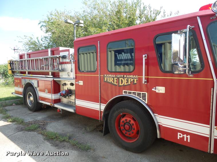 image for item K3574 1999 Emergency One pumper fire truck