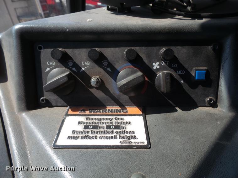 image for item K3574 1999 Emergency One pumper fire truck