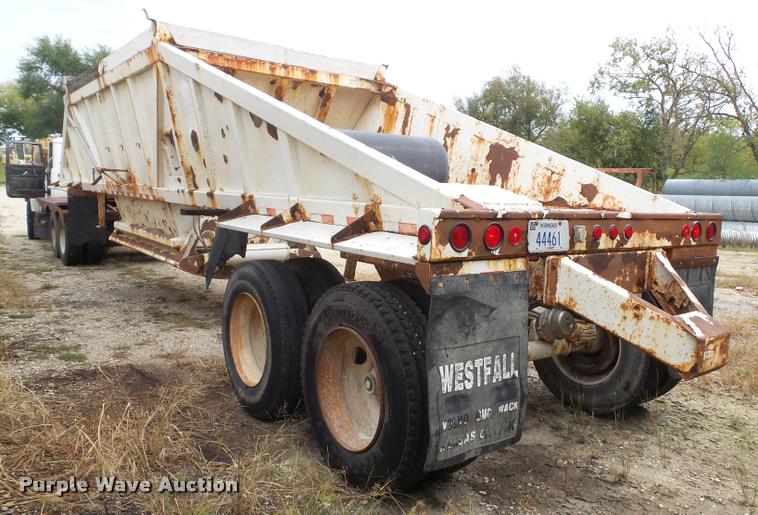 image for item K8174 1997 Ranch bottom dump trailer