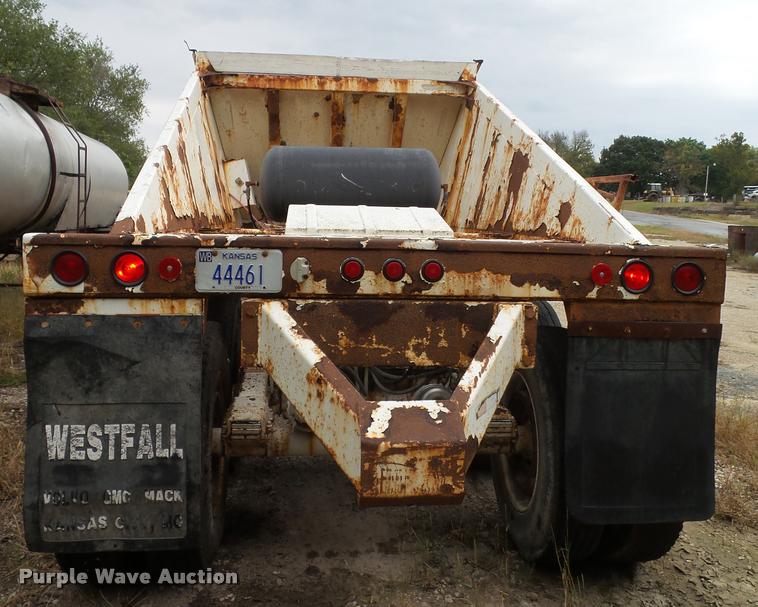 image for item K8174 1997 Ranch bottom dump trailer