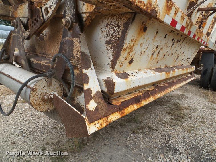 image for item K8174 1997 Ranch bottom dump trailer