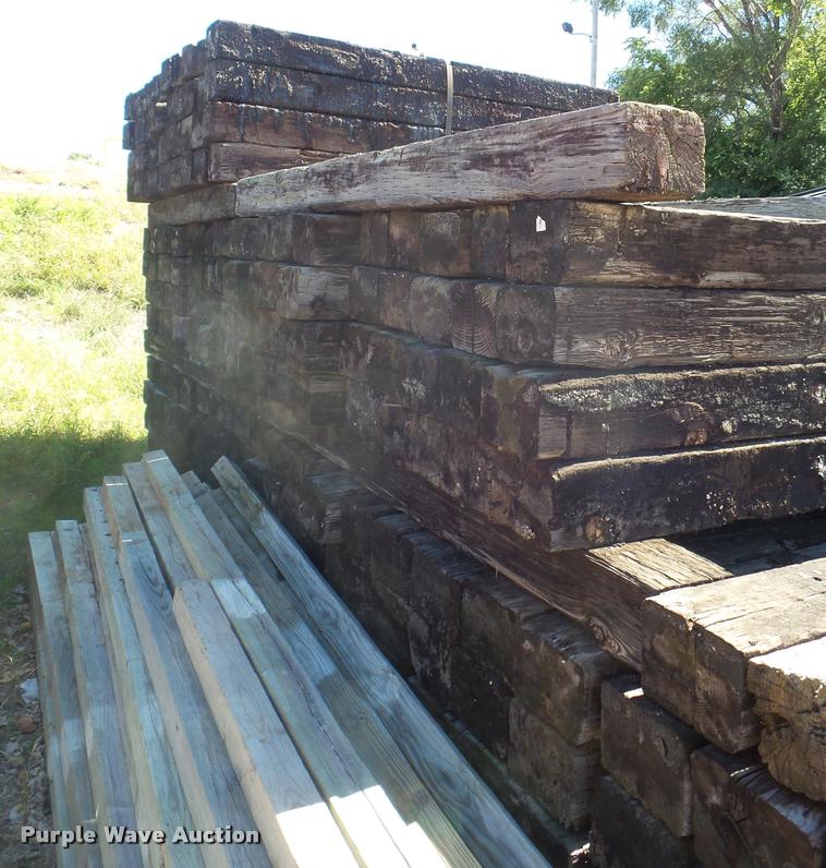 image for item L1675 (200) 8'L railroad ties