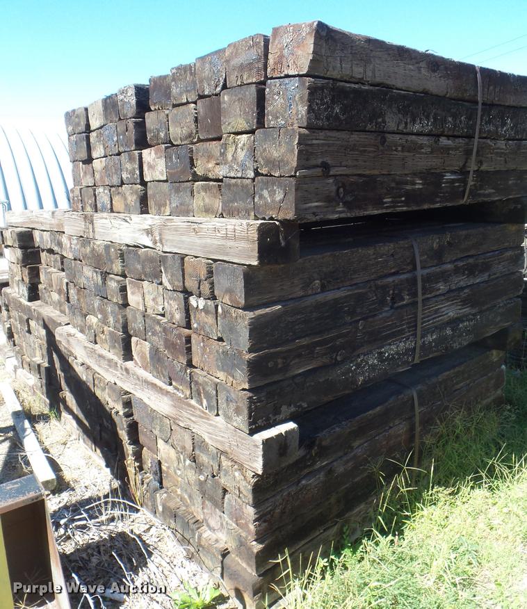 image for item L1675 (200) 8'L railroad ties
