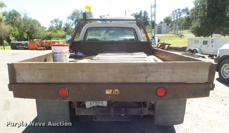 image for item L1678 1993 Dodge D350 flatbed pickup truck