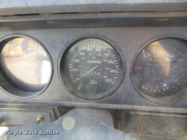 image for item L1678 1993 Dodge D350 flatbed pickup truck