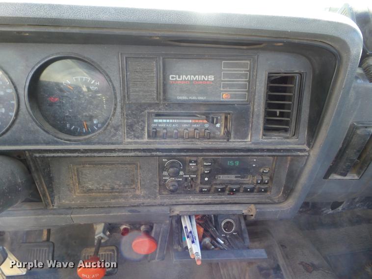 image for item L1678 1993 Dodge D350 flatbed pickup truck