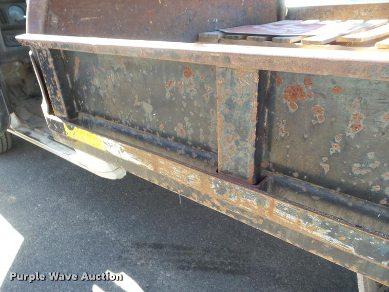 image for item L1678 1993 Dodge D350 flatbed pickup truck