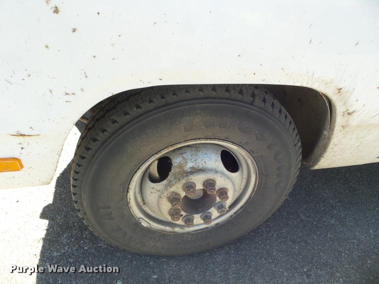 image for item L1678 1993 Dodge D350 flatbed pickup truck