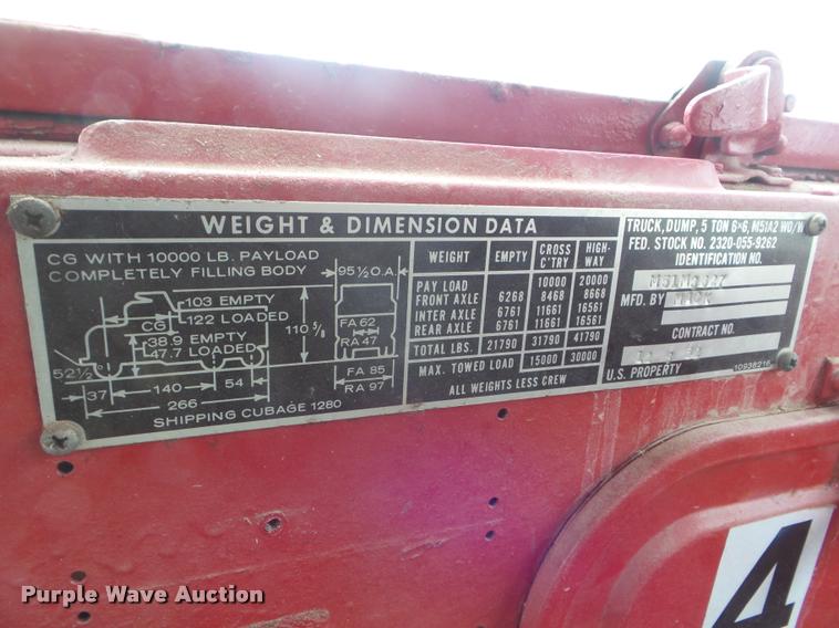image for item L1718 1952 Mack truck cab and chassis