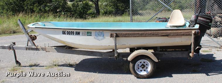 image for item AQ9546 1971 Boston Wahler boat