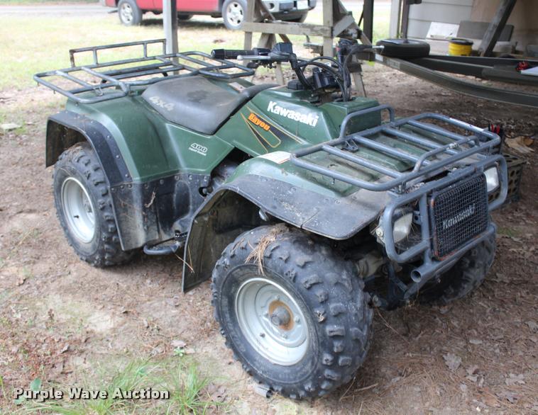 1999 Kawasaki Bayou ATV in Broken Bow, OK Item AQ9576 sold Purple Wave