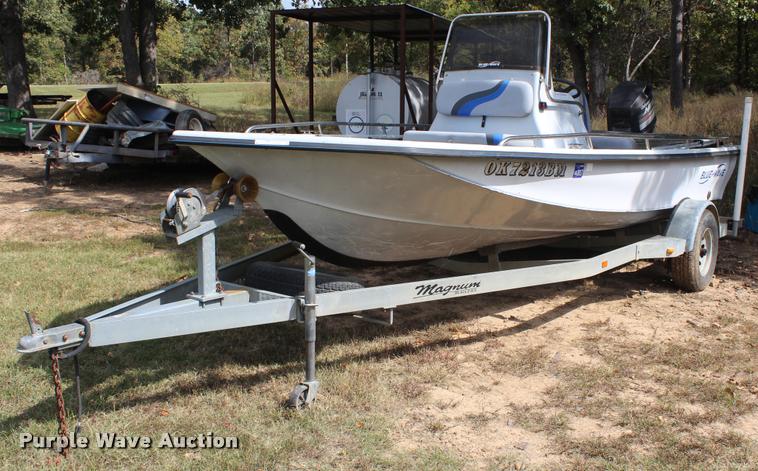 image for item AQ9577 1997 Blue Wave 189 v-bottom boat