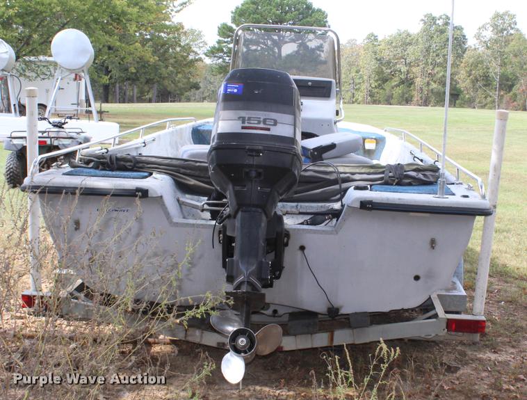 image for item AQ9577 1997 Blue Wave 189 v-bottom boat