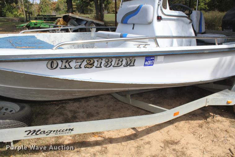 image for item AQ9577 1997 Blue Wave 189 v-bottom boat