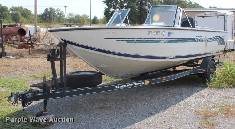image for item AQ9585 1996 Ranger Cherokee 238 v-bottom boat