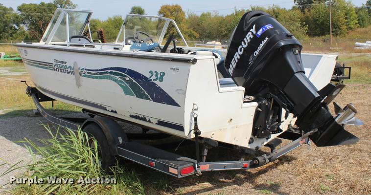 image for item AQ9585 1996 Ranger Cherokee 238 v-bottom boat