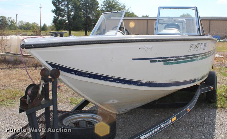 image for item AQ9585 1996 Ranger Cherokee 238 v-bottom boat