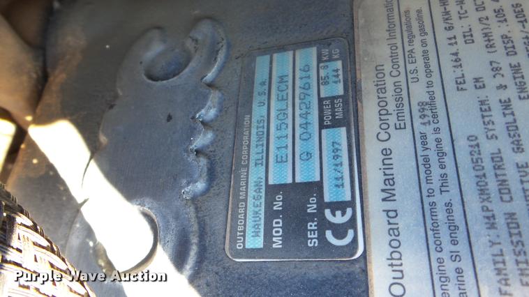 image for item DA8898 2004 Grizzly Tracker 2072 boat