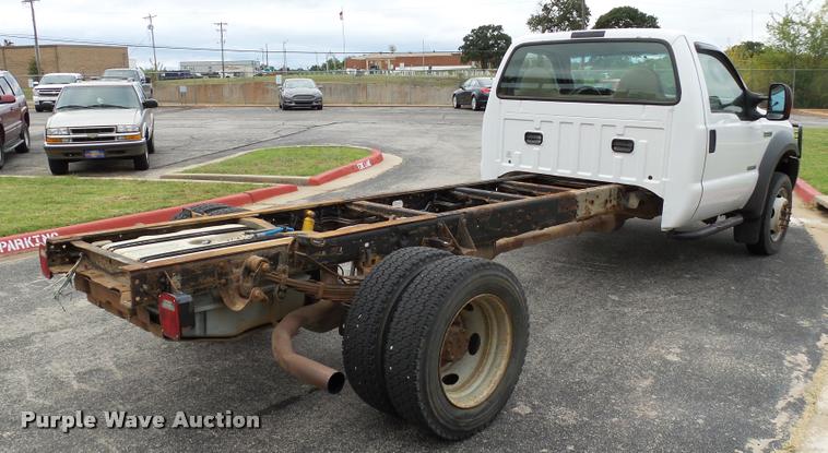 image for item DB4566 2005 Ford F550 XL truck cab and chassis