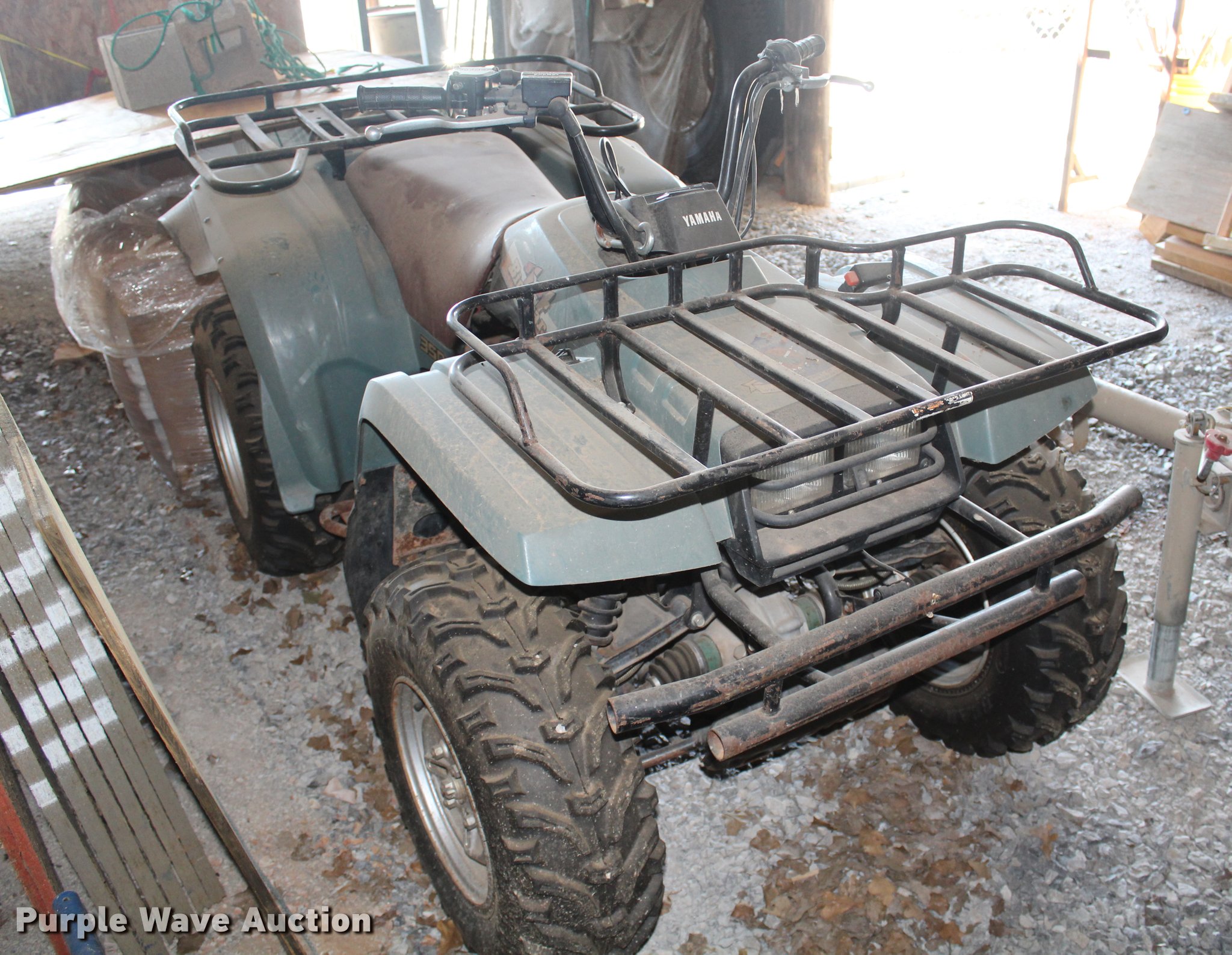 1992 Yamaha Big Bear 350 ATV in Lawton, OK Item AQ9543 sold Purple Wave