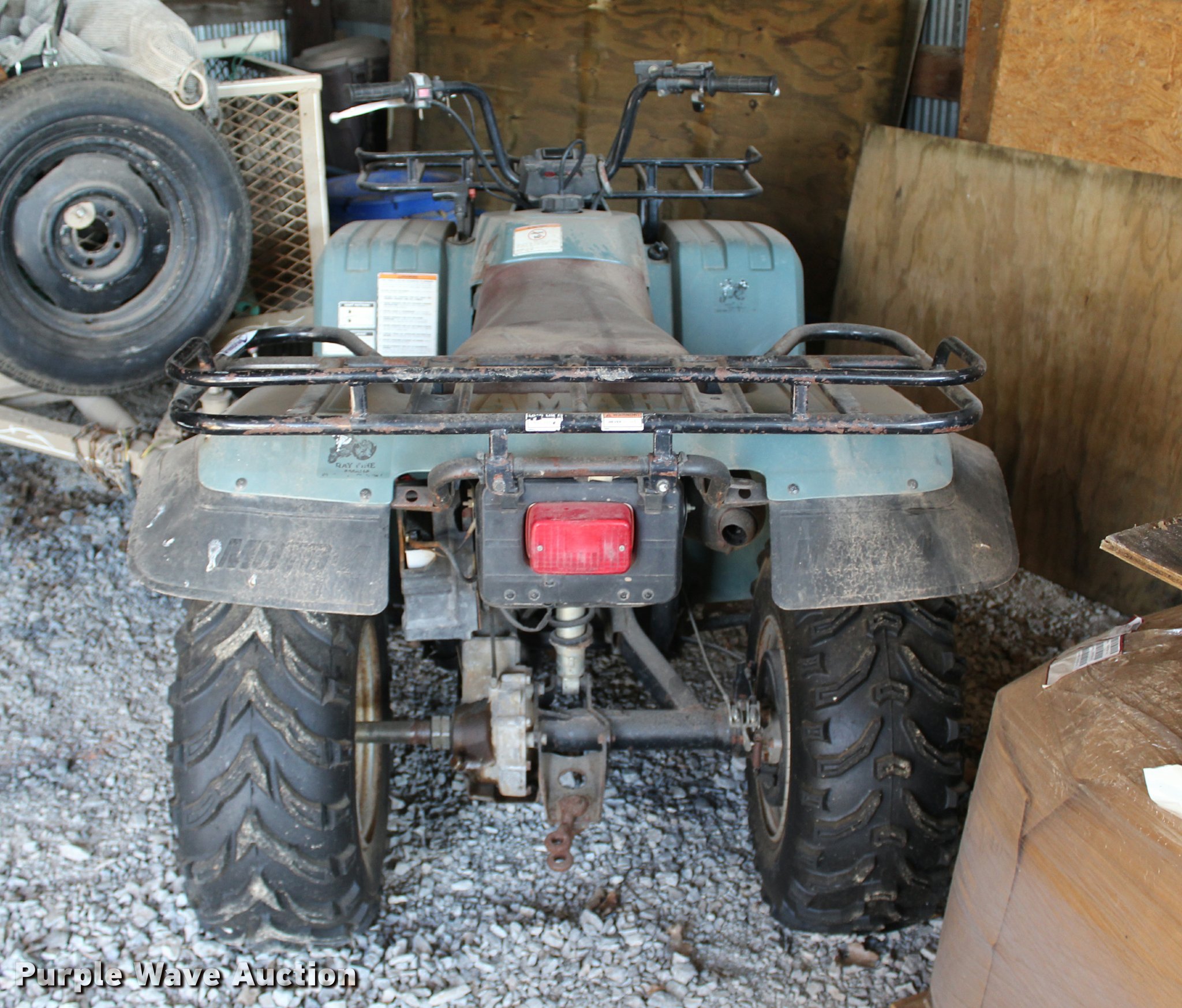 1992 Yamaha Big Bear 350 ATV in Lawton, OK Item AQ9543 sold Purple Wave