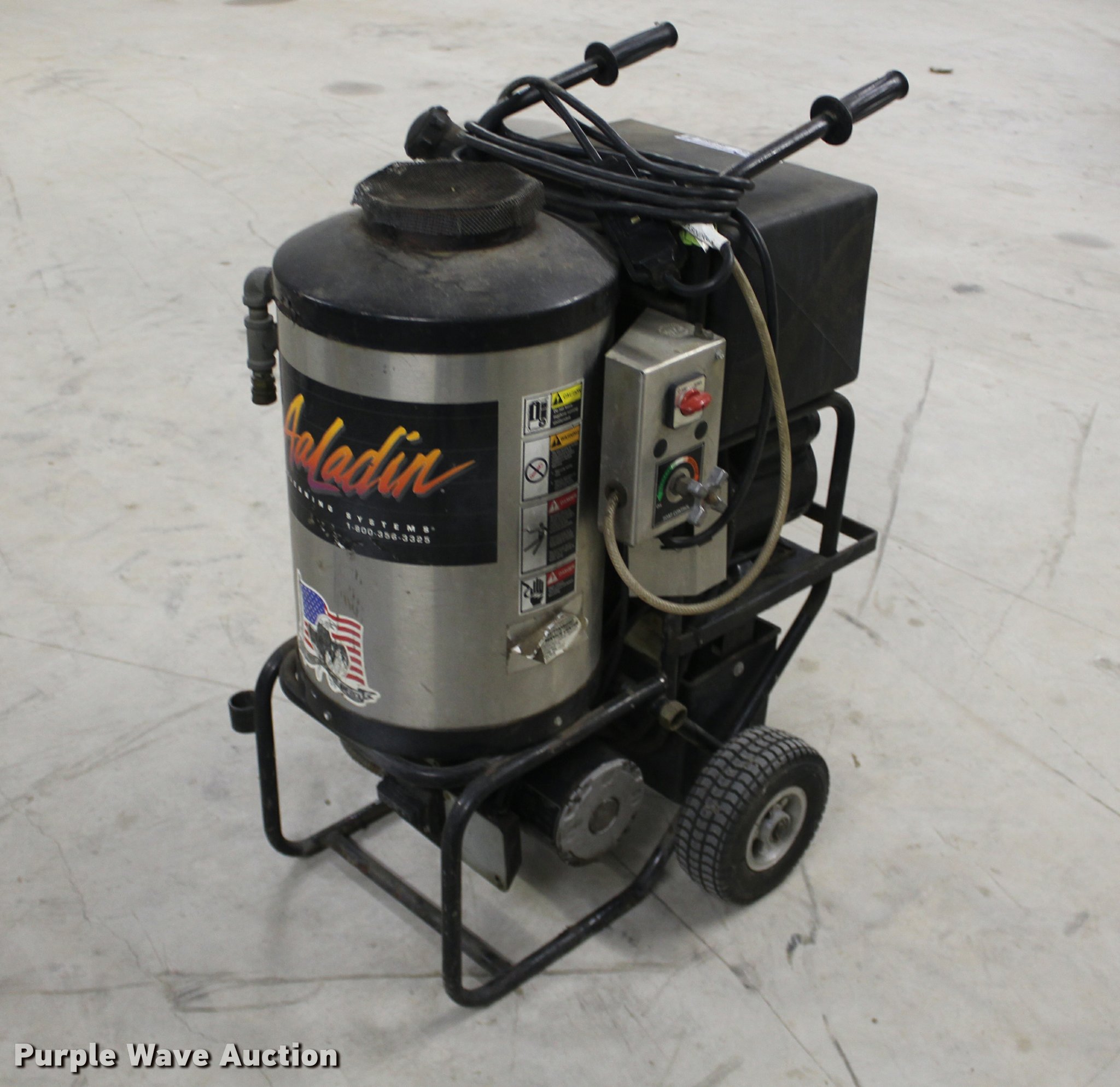 Aladin pressure washer in Holdenville, OK Item AQ9554 sold Purple Wave