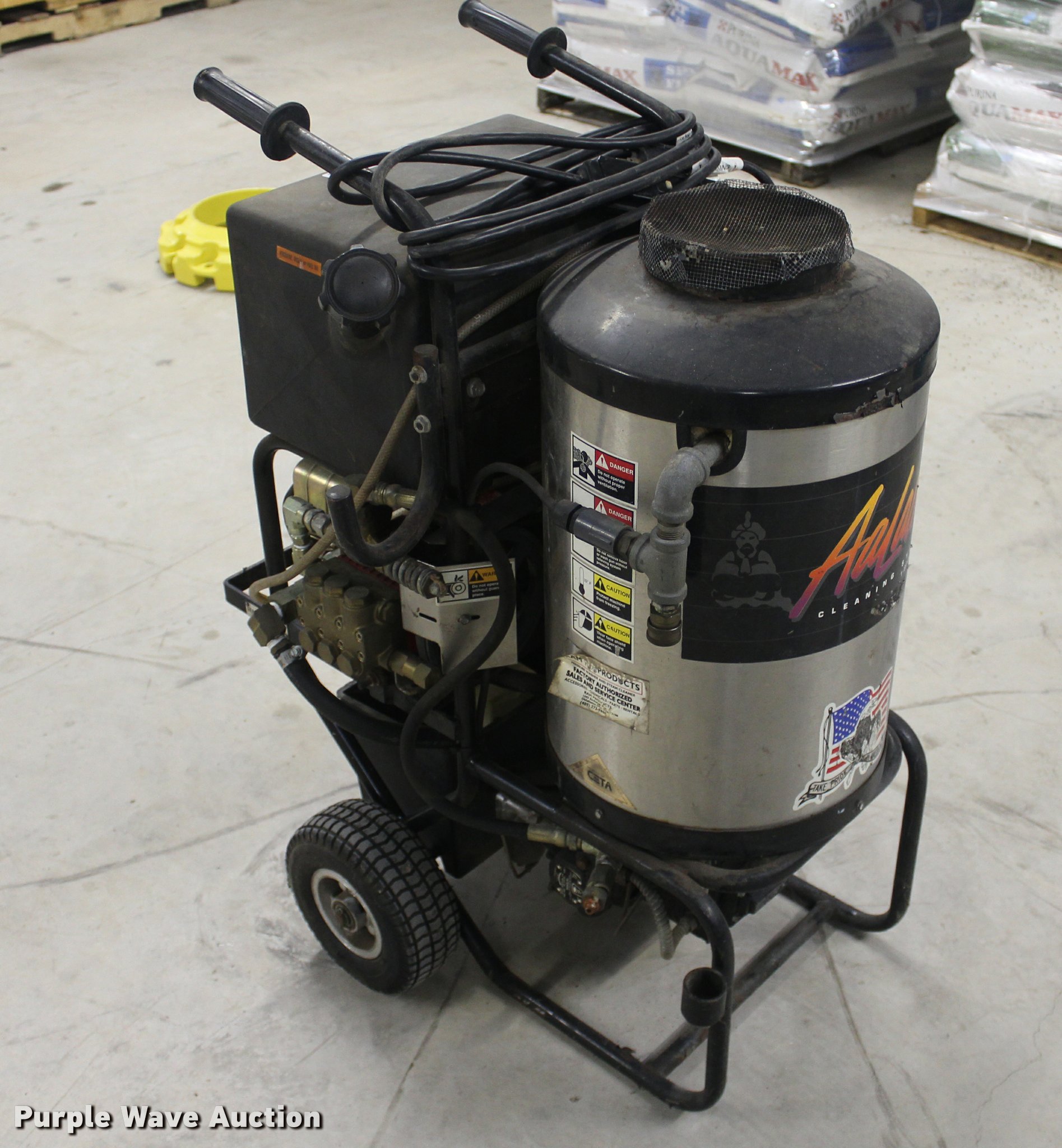 Aladin pressure washer in Holdenville, OK Item AQ9554 sold Purple Wave