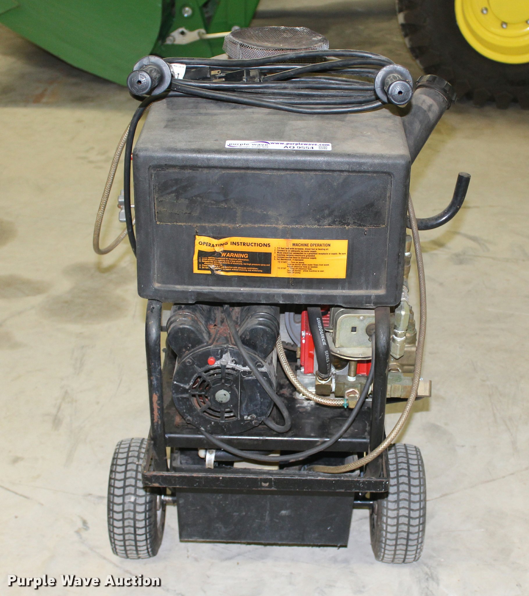 Aladin pressure washer in Holdenville, OK Item AQ9554 sold Purple Wave