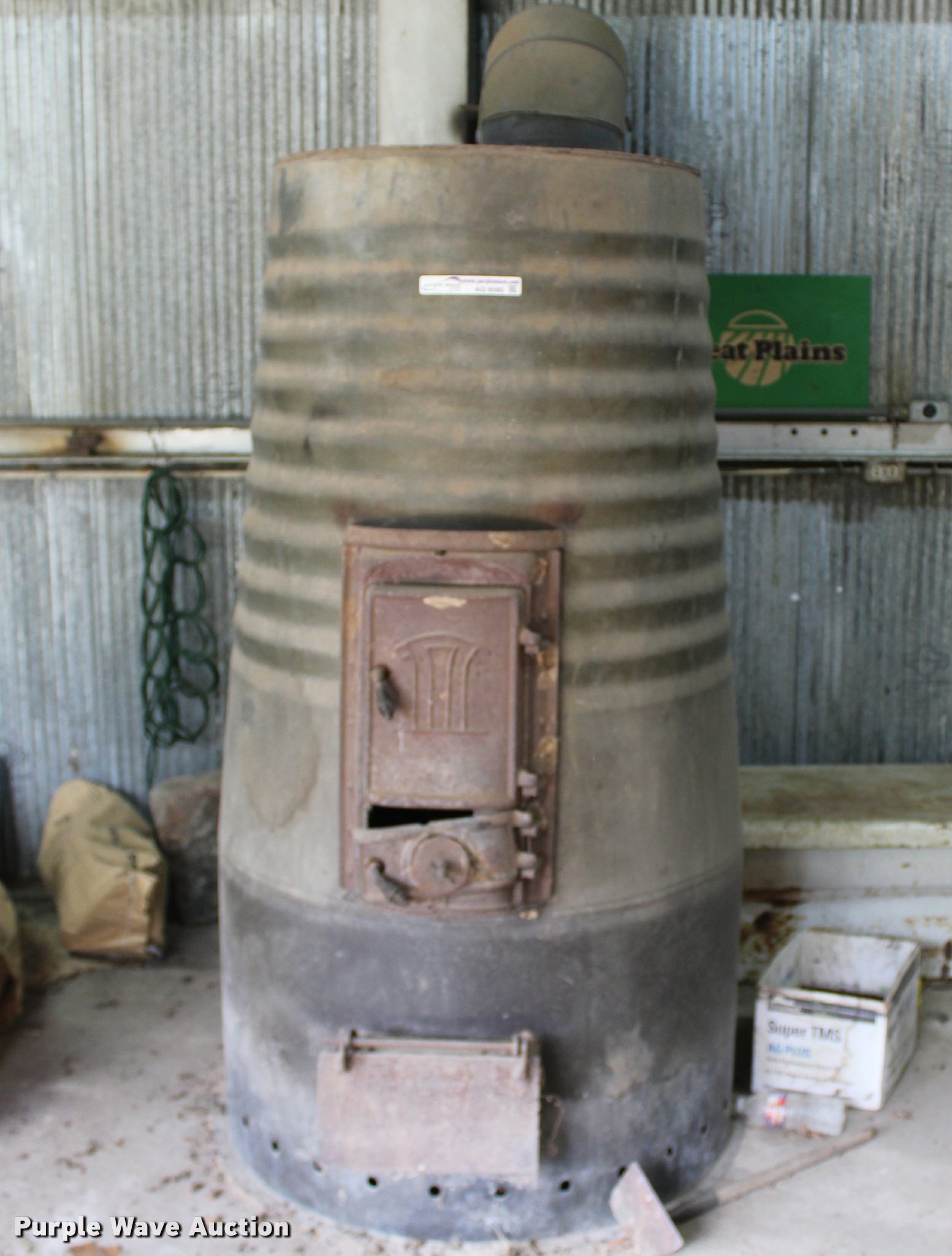 Wood burning stove in Cookson, OK Item AQ9580 sold Purple Wave