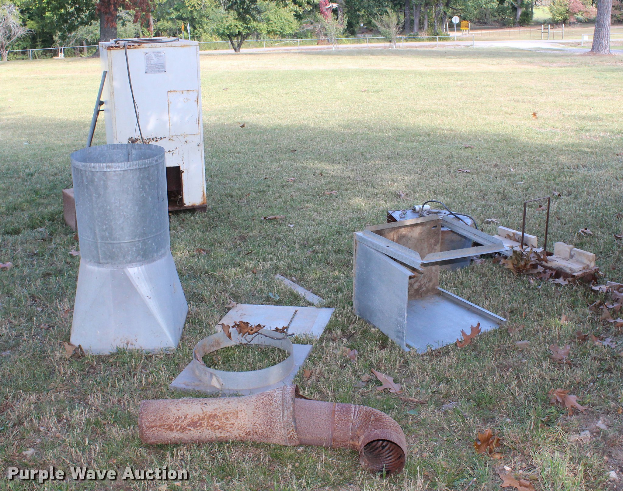 Clayton wood burning stove in Cookson, OK Item AQ9582 sold Purple Wave