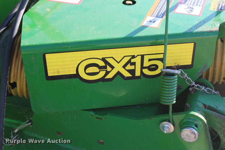 image for item L4813 2015 John Deere CX15 flex-wing rotary mower
