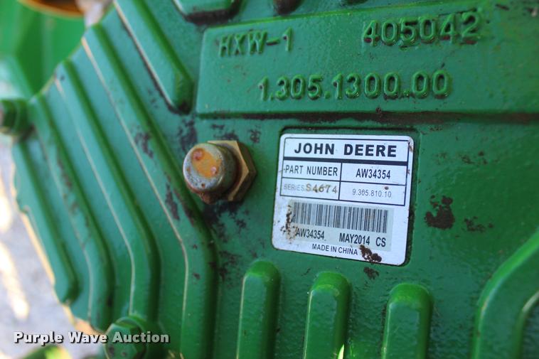 image for item L4813 2015 John Deere CX15 flex-wing rotary mower