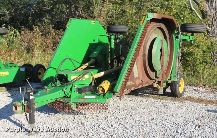 image for item L4814 2015 John Deere CX15 flex-wing rotary mower