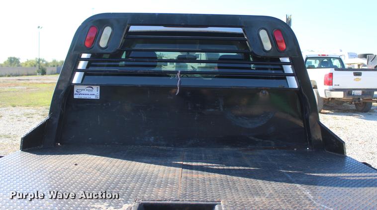 image for item L4828 2012 Chevrolet Silverado 3500HD Crew Cab flatbed pickup truck