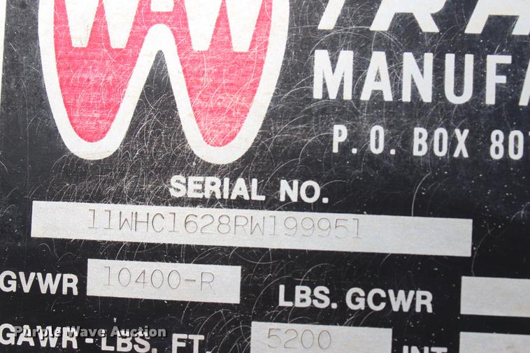 image for item L4831 1994 WW enclosed cargo trailer