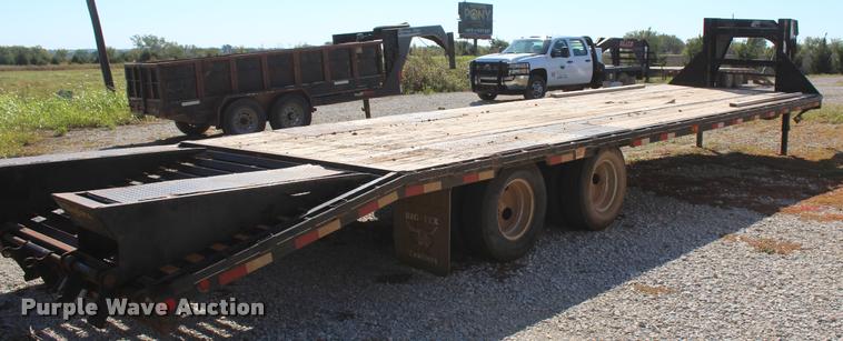 image for item L4833 2012 Big Tex 22GN-28+5 equipment trailer
