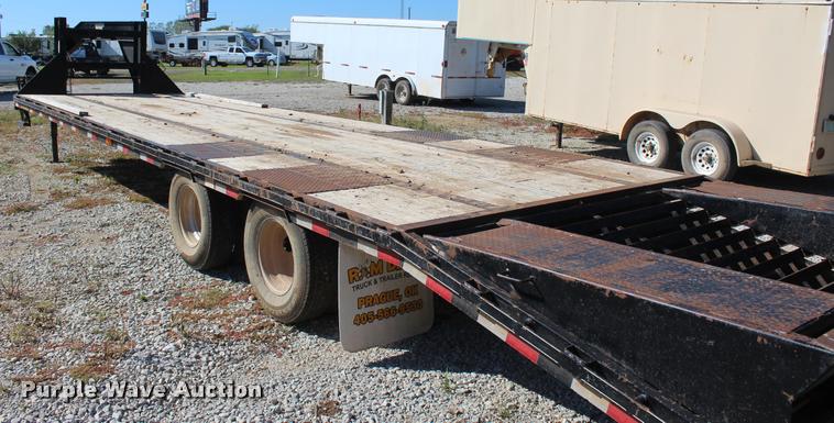image for item L4833 2012 Big Tex 22GN-28+5 equipment trailer