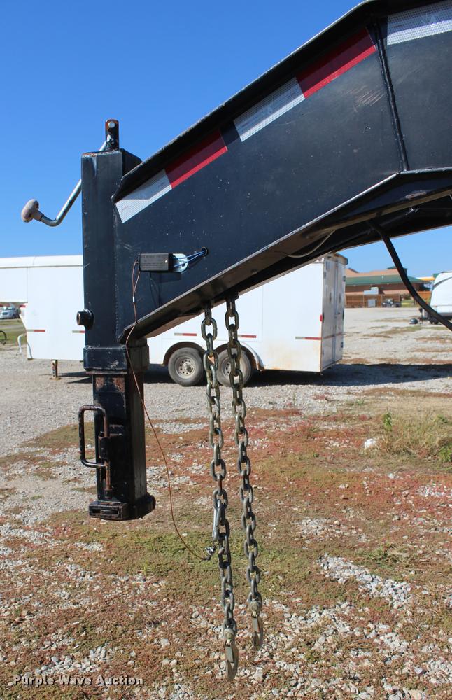 image for item L4833 2012 Big Tex 22GN-28+5 equipment trailer