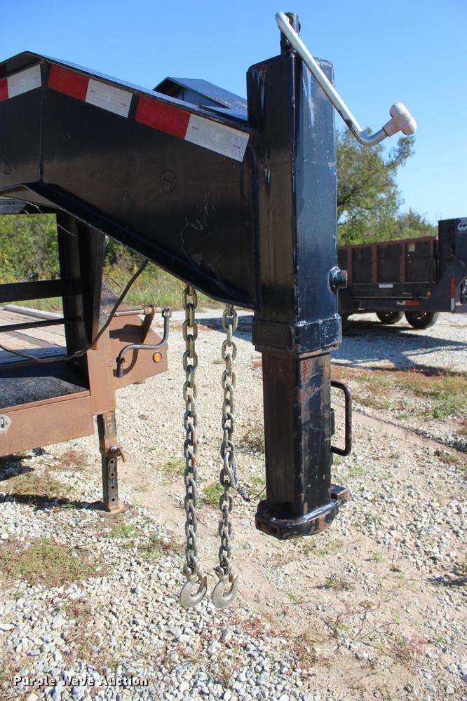 image for item L4833 2012 Big Tex 22GN-28+5 equipment trailer