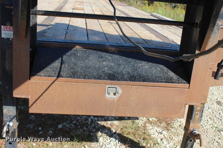 image for item L4833 2012 Big Tex 22GN-28+5 equipment trailer