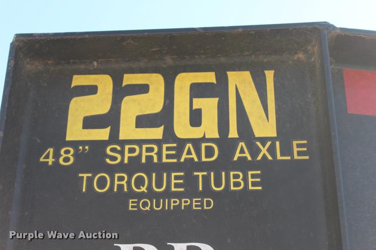 image for item L4833 2012 Big Tex 22GN-28+5 equipment trailer