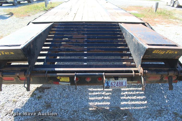 image for item L4833 2012 Big Tex 22GN-28+5 equipment trailer