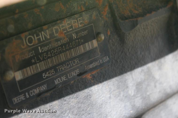 image for item L4849 2008 John Deere 5425 MFWD tractor