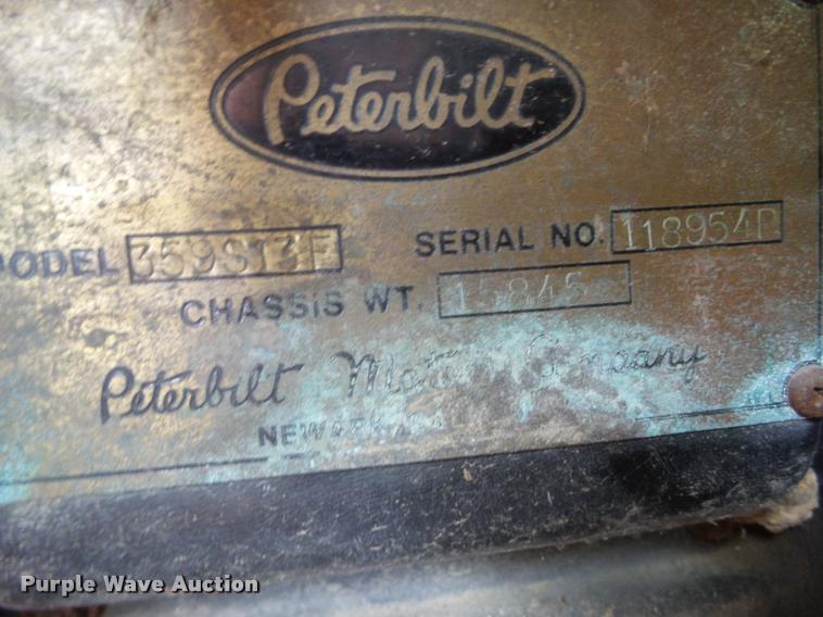 image for item BZ9864 1979 Peterbilt 359 semi truck