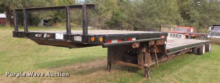 image for item DA3958 1992 Trail King TK80C8-82 drop deck trailer