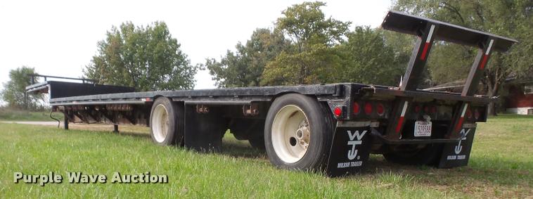 image for item DA3958 1992 Trail King TK80C8-82 drop deck trailer