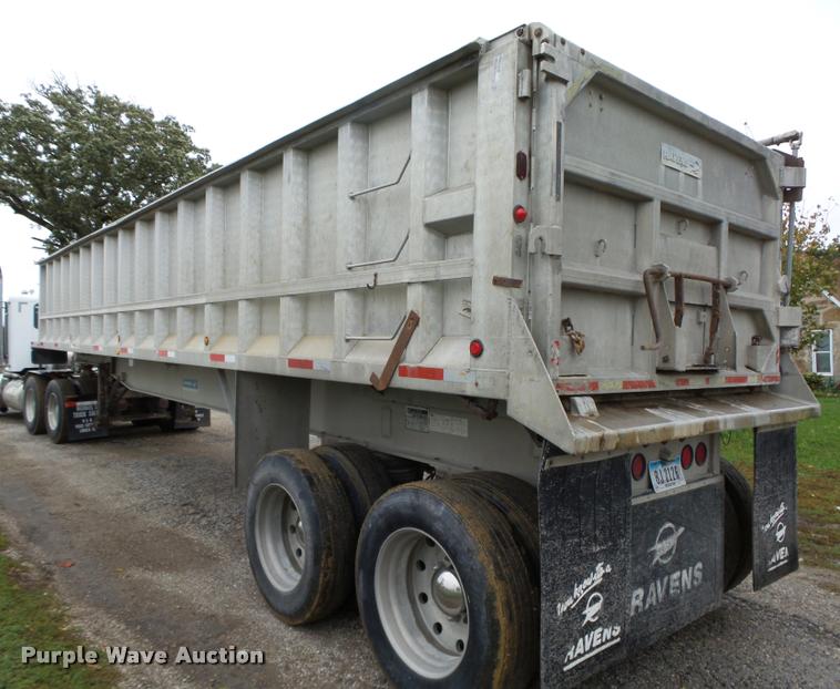 image for item K1432 1988 Ravens end dump trailer