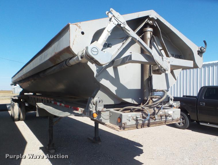 image for item L1726 2004 Trail King TK60SSN-392 side dump trailer