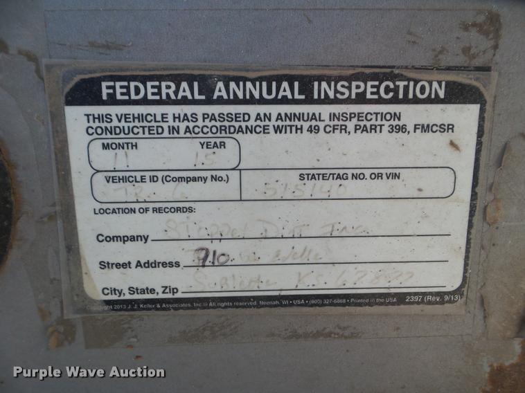 image for item L1726 2004 Trail King TK60SSN-392 side dump trailer