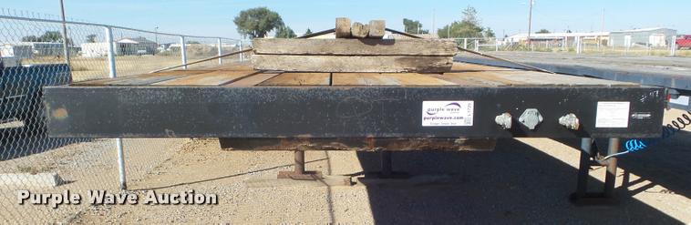 image for item L1729 2016 shop built flatbed trailer